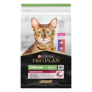 purina pro plan cat adult sterilised duck для стерилизованных кошек с уткой 1.5 кг