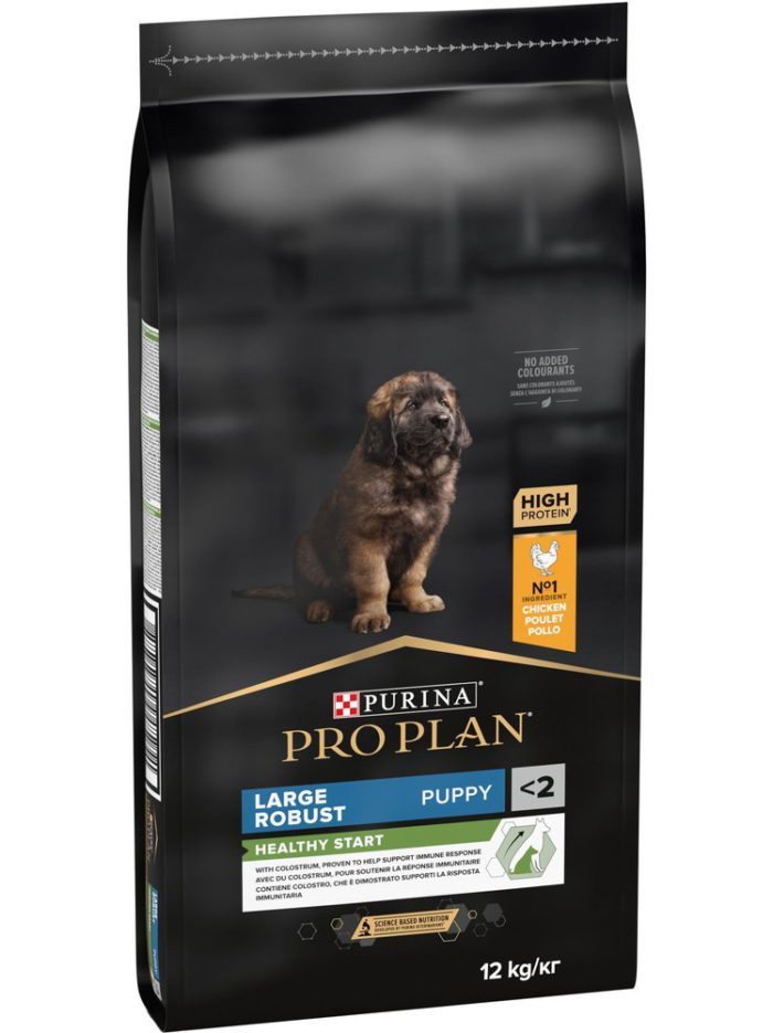 purina pro plan puppy large robust healthy start для щенков с курицей 12 кг