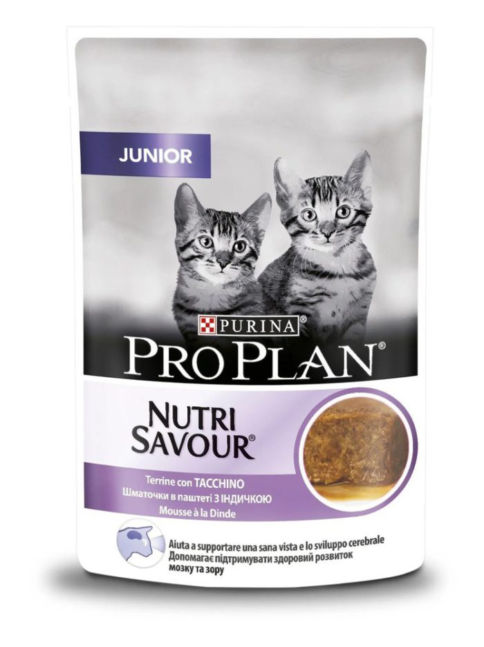 purina pro plan junior nutrisavour паштет с индейкой для котят 85 г