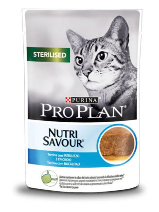purina pro plan adult sterilised для стерилизованных кошек паштет с треской 24х85 г