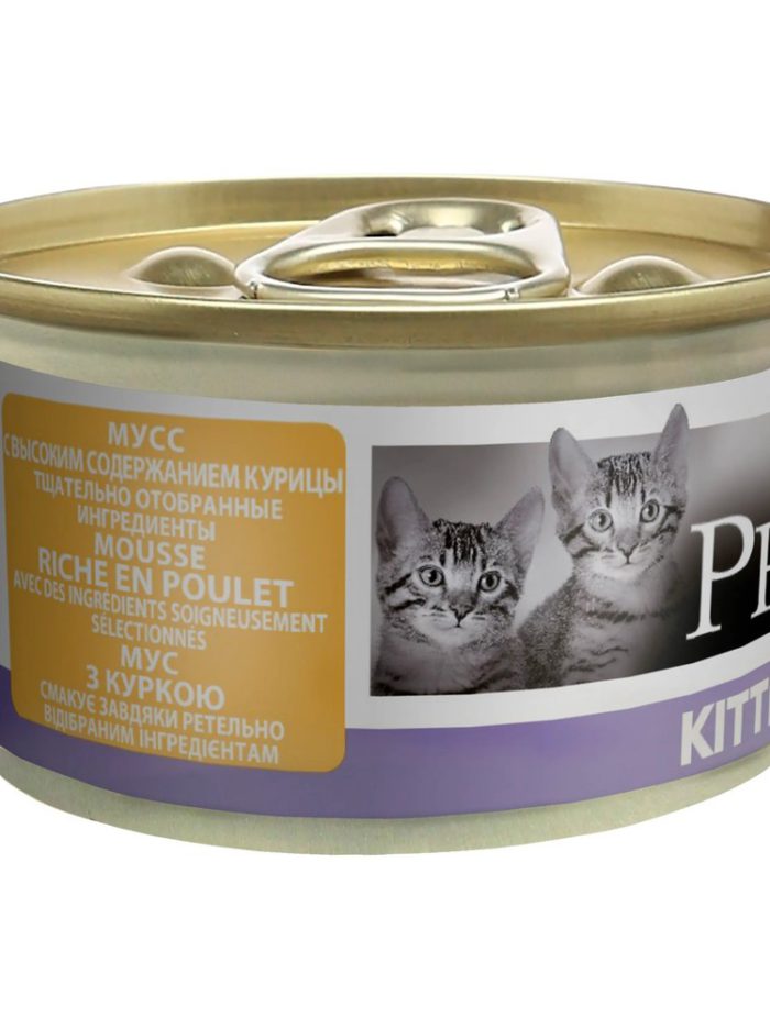 purina pro plan junior паштет с индейкой для котят 24х85 г