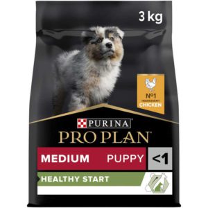 purina pro plan puppy medium healthy start для щенков с курицей 3 кг