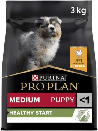 purina pro plan puppy medium healthy start для щенков с курицей 3 кг