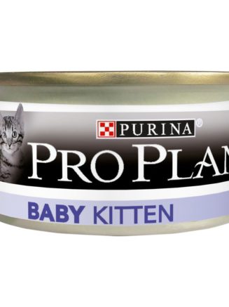 purina pro plan baby kitten нежный мусс с курицей для котят 24*85 г