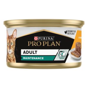 purina pro plan adult maintenance кусочки в паштете с курицей для взрослых кошек 85 г