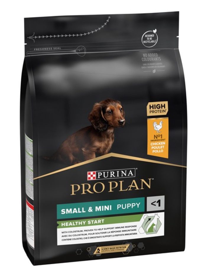 purina pro plan puppy small & mini healthy start для щенков мелких пород с курицей 7 кг