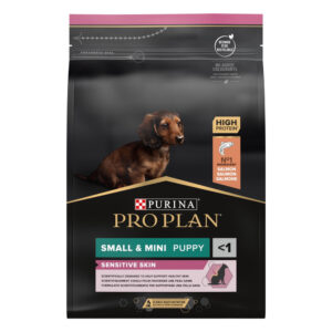 purina pro plan puppy small & mini sensitive skin salmon для щенков мелких пород с лососем 3 кг