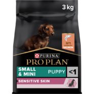 purina pro plan puppy small & mini sensitive skin salmon для щенков мелких пород с лососем 3 кг