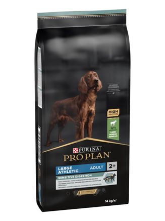 purina pro plan dog adult large athletic sensitive digestion lamb для собак с ягненком 14 кг