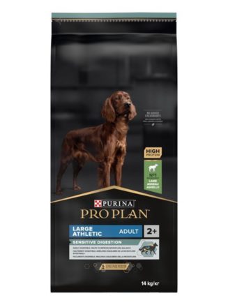 purina pro plan dog adult large athletic sensitive digestion lamb для собак с ягненком 14 кг