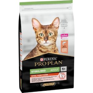 purina pro plan cat sterilised vital functions salmon для кошек стерилизованных с лососем 400 г