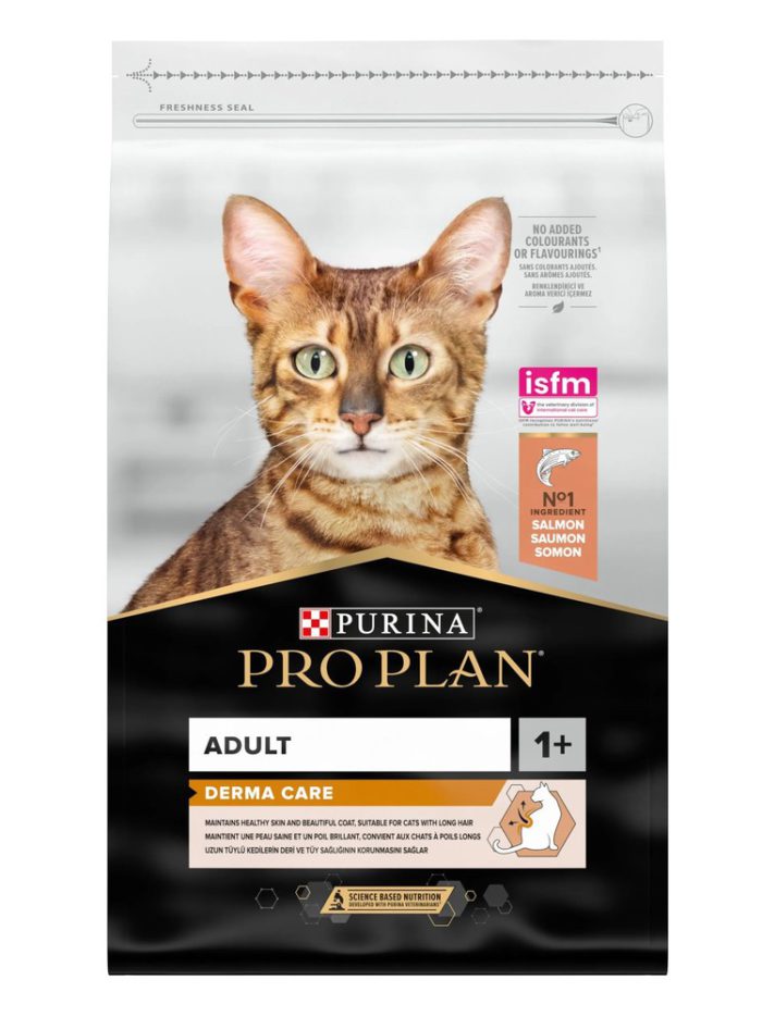 purina pro plan cat derma care salmon для кошек с лососем 400 г