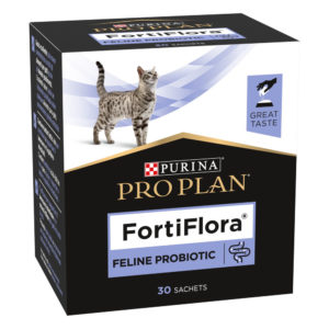 purina veterinary diets fortiflora feline для кошек и котят 30х1г