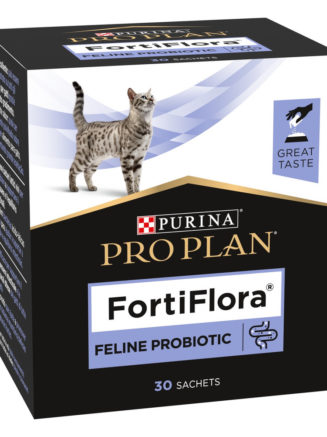 purina veterinary diets fortiflora feline для кошек и котят 30х1г