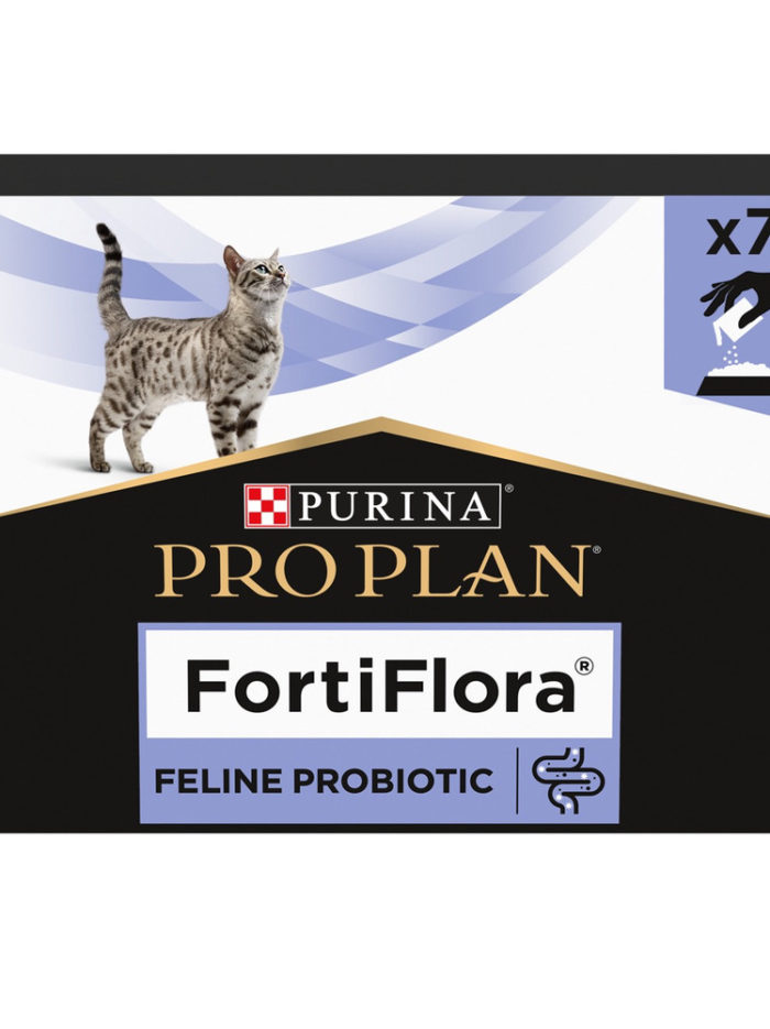 purina veterinary diets fortiflora feline для кошек и котят 30х1г
