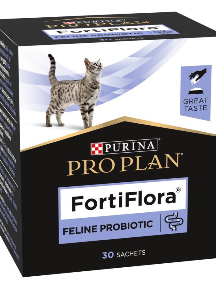 purina veterinary diets fortiflora feline для кошек и котят 7х1г