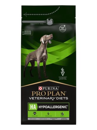 purina veterinary diets ha hypoallergenic canine для собак при пищевой аллергии с курицей 1.3 кг