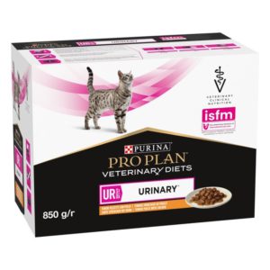 purina veterinary diets ur urinary feline для кошек с курицей 80 г