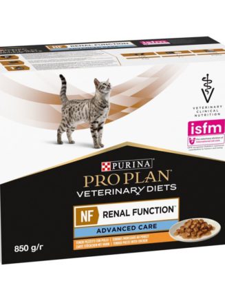 purina veterinary diets nf renal function feline в подливке с курицей для кошек 10х80 г