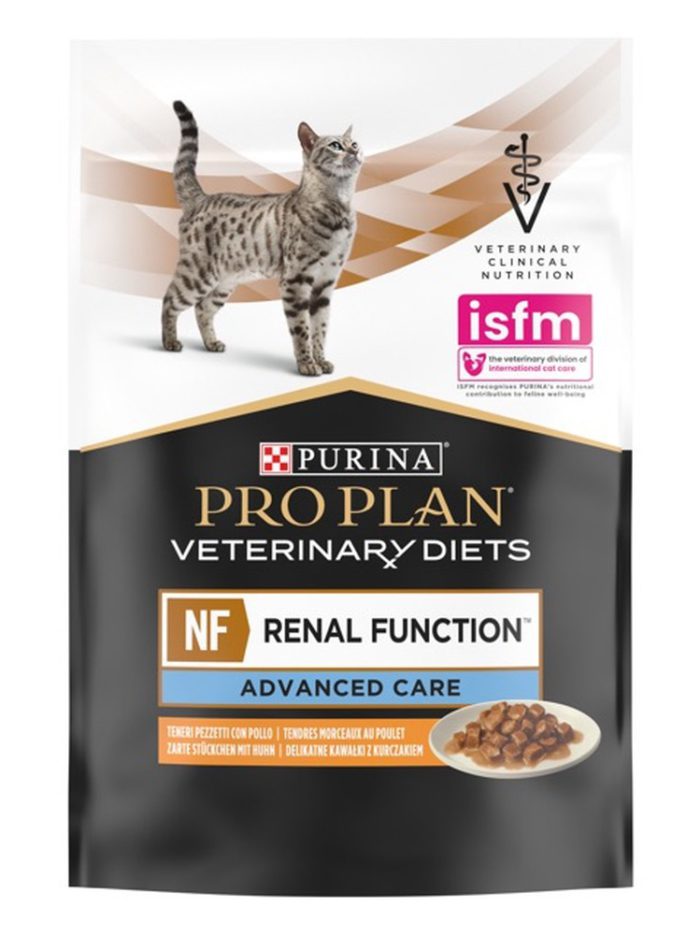 purina veterinary diets nf renal function feline в подливке с курицей для кошек 10х80 г
