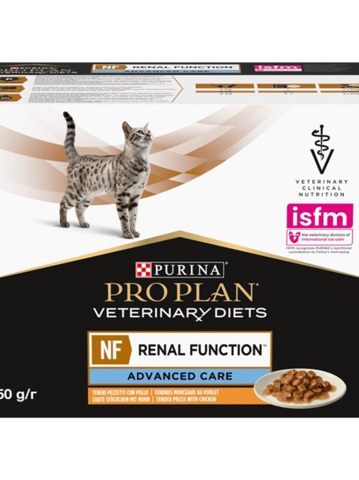 purina veterinary diets nf renal function feline в подливке с курицей для кошек 10х80 г
