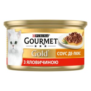 gourmet gold Кусочки для кошек с говядиной в соусе 24x85 г
