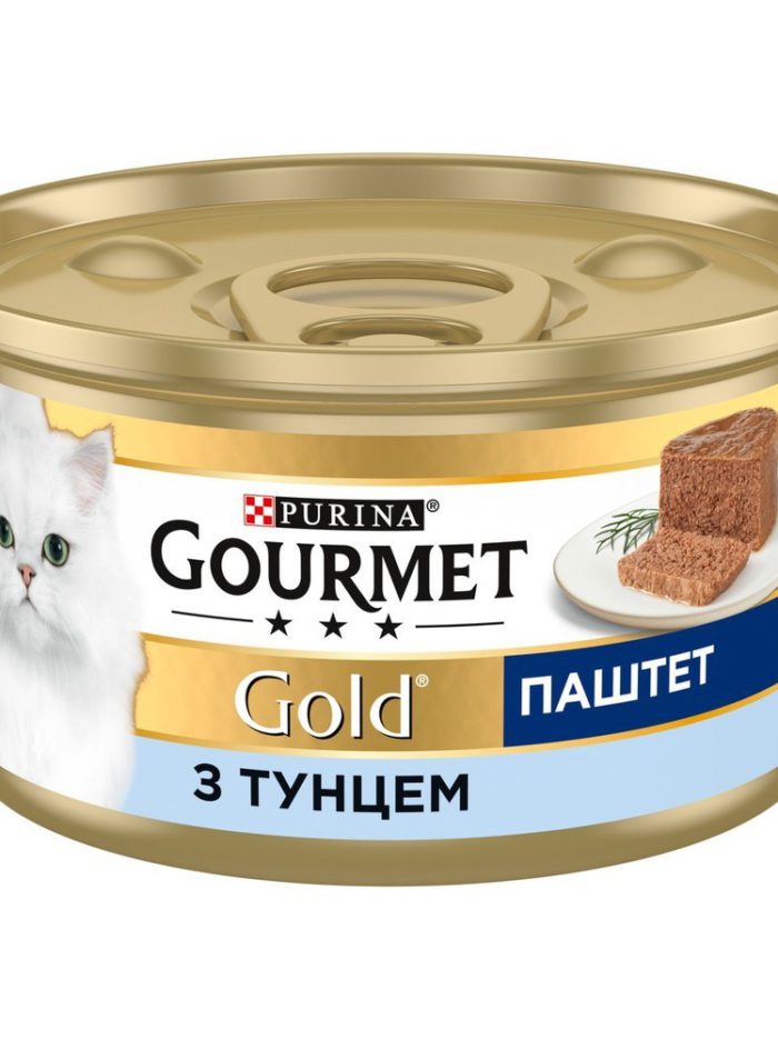 gourmet gold для кошек паштет с тунцом 85г*24шт