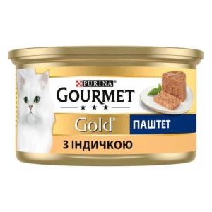 gourmet gold для кошек паштет с индейкой 24x85 г