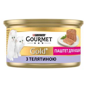 gourmet gold для котят паштет с телятиной 24x85 г