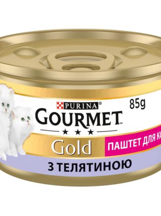 gourmet gold для котят паштет с телятиной 24x85 г