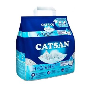 Наполнитель глиняный catsan hygiene plus для кошачьего туалета 5 л