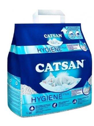 Наполнитель глиняный catsan hygiene plus для кошачьего туалета 5 л