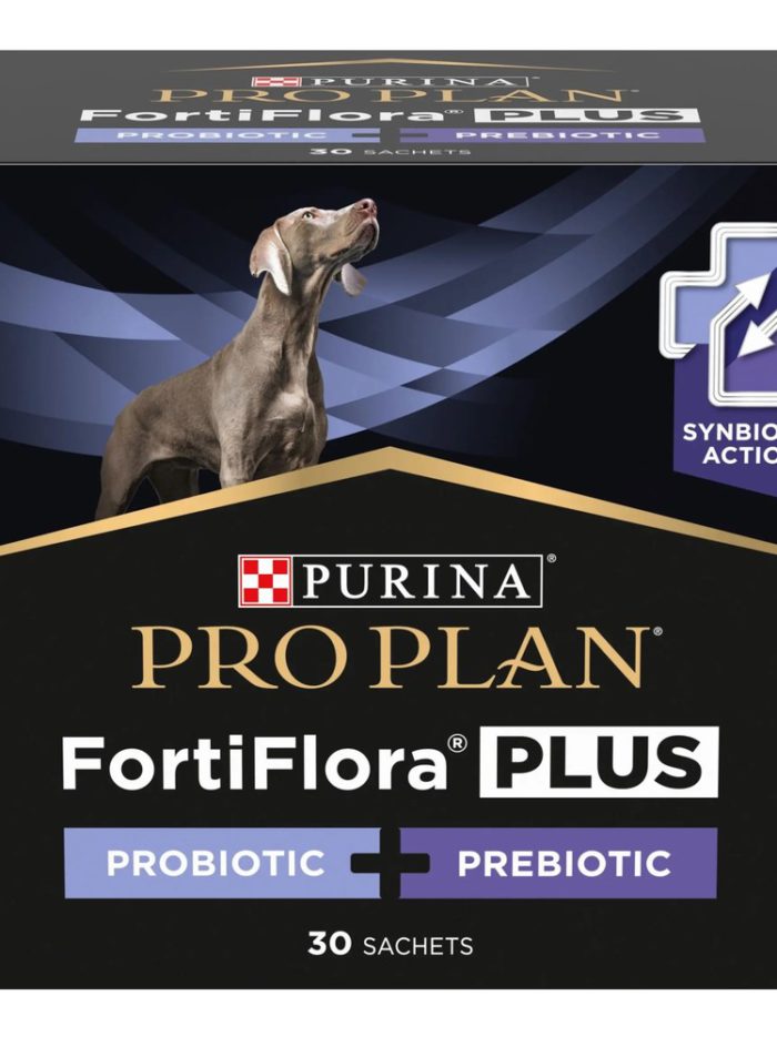 purina veterinary diets fortiflora plus пробиотик с пребиотиком для собак и щенков 30х1г