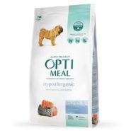 optimeal hypoallergenic medium large для собак с лососем 12 кг