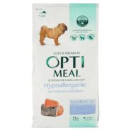 optimeal hypoallergenic medium and large для собак с лососем 1.5 кг