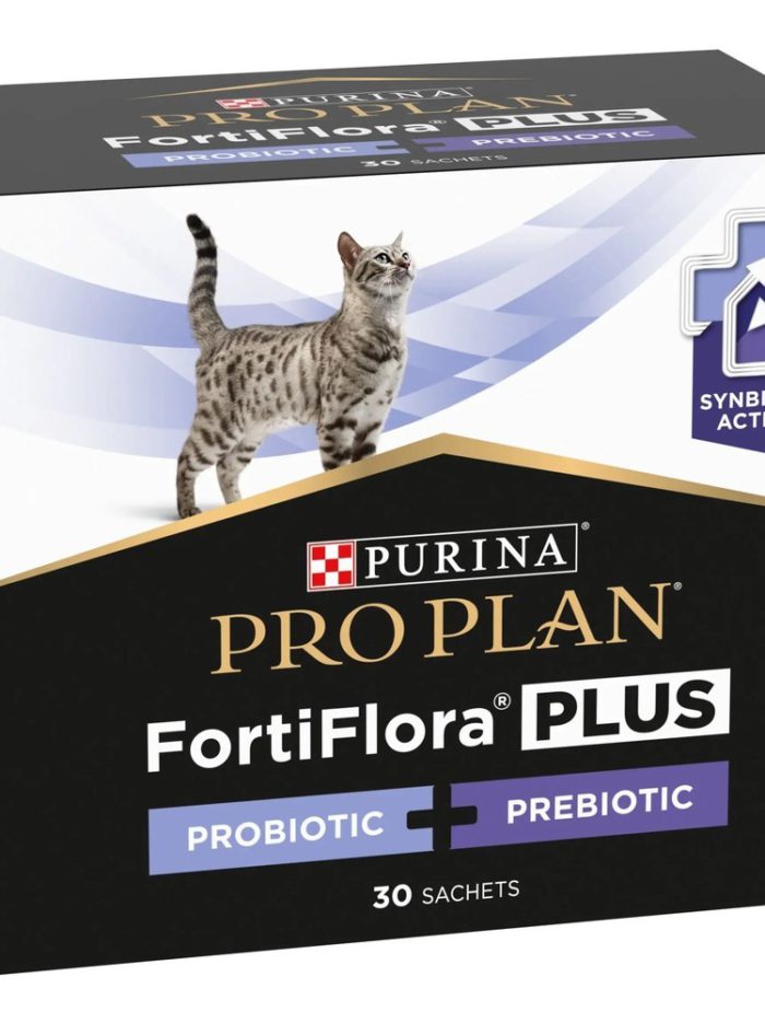 purina veterinary diets fortiflora plus пробиотик с пребиотиком для кошек и котят 30х1г