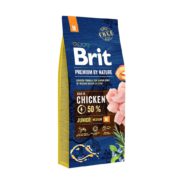brit premium junior m для щенков с курицей 3 кг