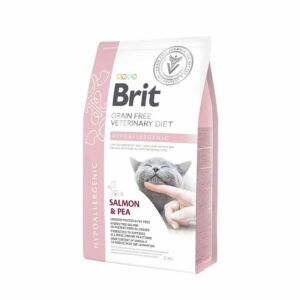 brit vd cat hypoallergenic для кошек с лососем 400 г