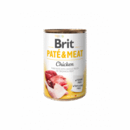 brit pate meat dog для собак паштет с курицей 400 г