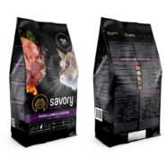 savory sterilised lamb chicken для стерилизованных кошек с ягненком 400 г