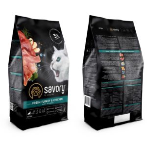 savory kitten chicken with turkey для котят с индейкой 400 г