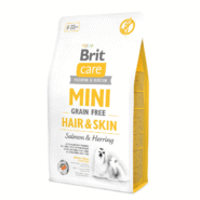 brit care mini grain free hair & skin для собак с лососем и сельдью 7 кг