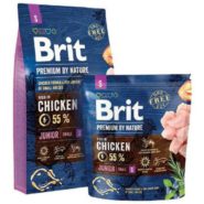 brit premium junior s small для собак с курицей 3 кг
