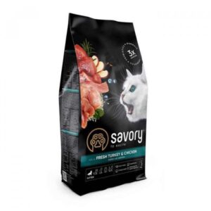 savory kitten chicken with turkey для котят с индейкой 8 кг