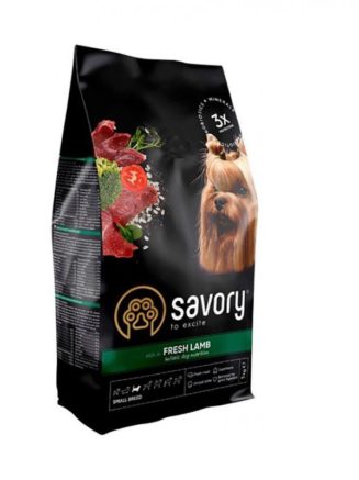 savory small lamb для собак малых пород с ягненком 8 кг