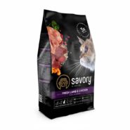 savory sterilised lamb chicken для стерилизованных кошек с ягненком 2 кг