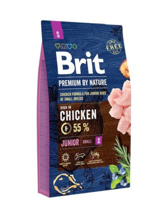brit premium junior s small для собак с курицей 3 кг