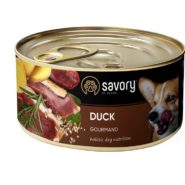 savory dog gourmand duck для собак с уткой 400 г