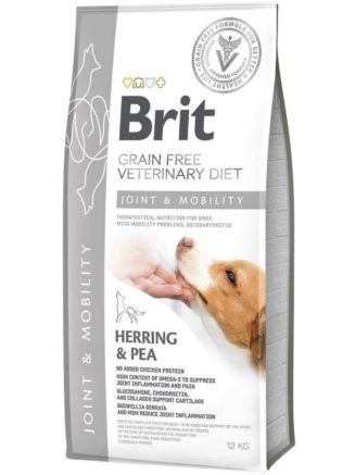 brit vd mobility dog для собак с сельдью и горохом 12 кг