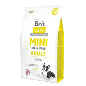 brit care mini grain free adult lamb для собак с ягненком 7 кг
